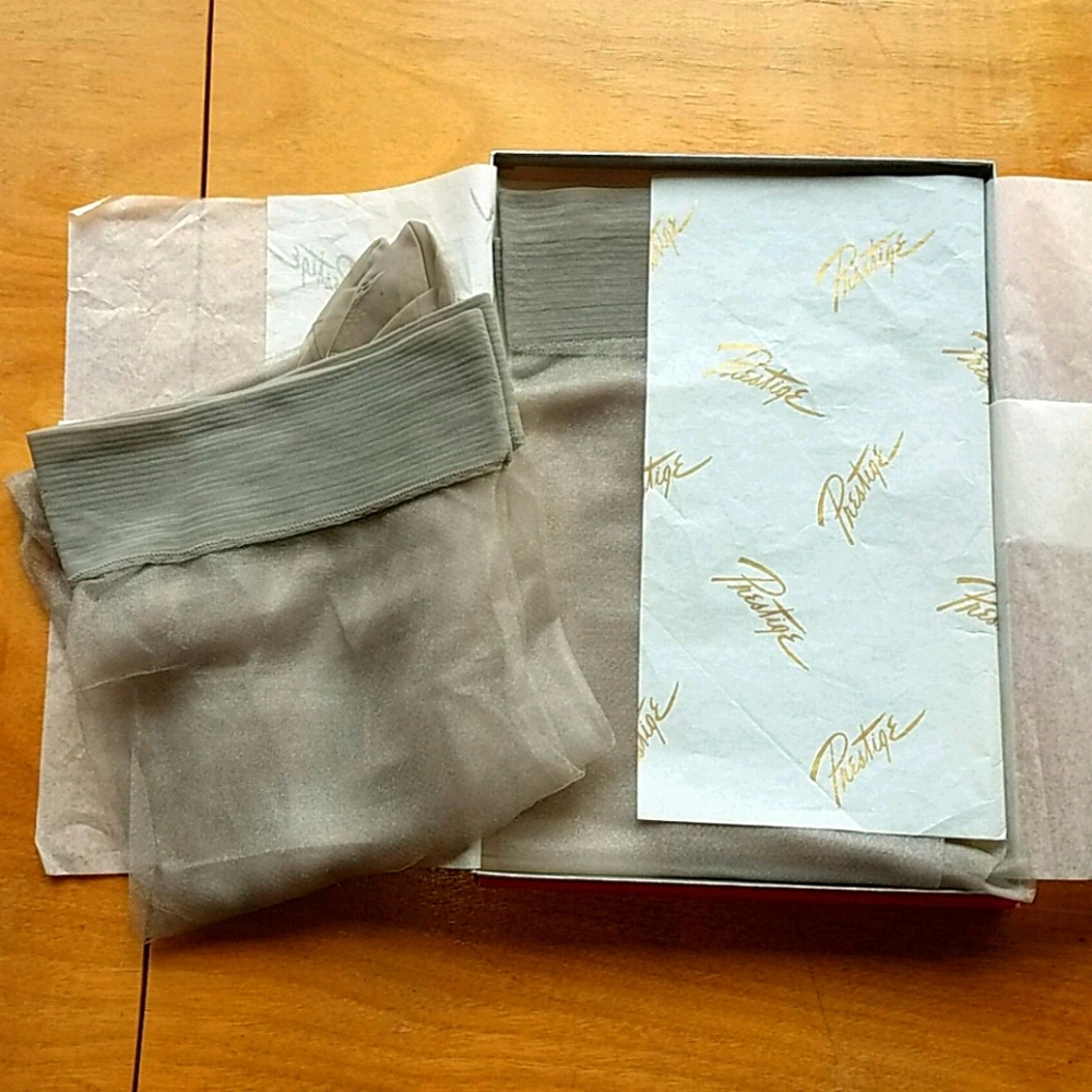 2 pair Silver stockings
